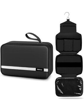 Hanging Travel Toiletry Bag Men Women Waterproof 4 Compartment Bathroom Bag